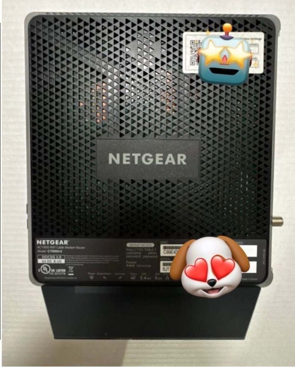 Netgear Nighthawk AC1900 WiFi Cable Modem Router (Model C7000v2) - Picture 5 of 15